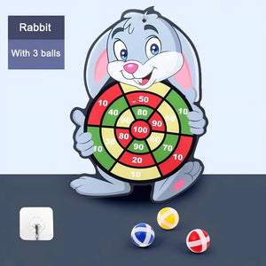 Kids Sticky Ball Dart Board | Educational Indoor Sports Toy Ages 3–7