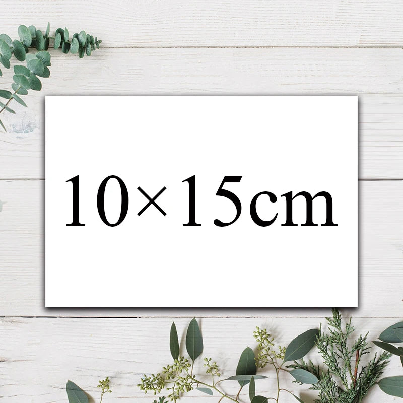 100-1000pcs Custom Rectangle Stickers, Personalized Logo Labels for Wedding, Birthday & Baptism