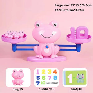 Frog Balance Math Toy for Kids | Educational Addition & Subtraction Game