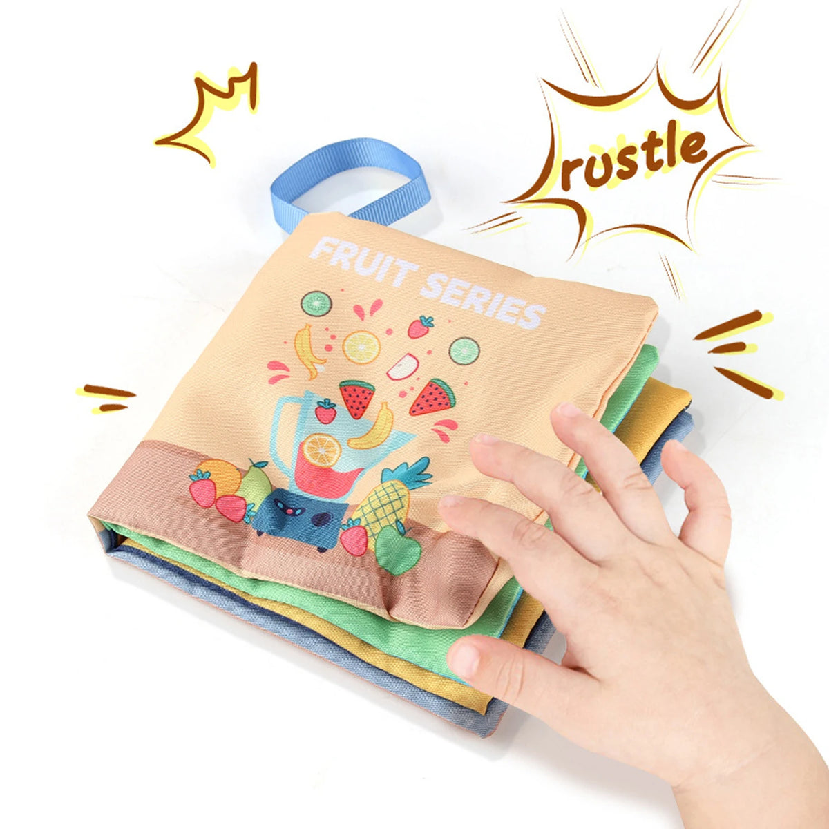 Soft Baby Cloth Book Toy | Montessori 3D Sensory & Early Learning Book