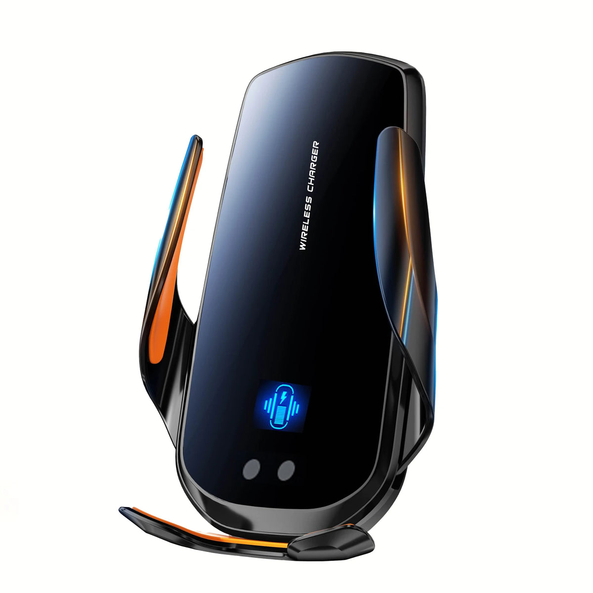 Wireless Car Phone Holder with Charger – 360° Rotating Air Vent Mount
