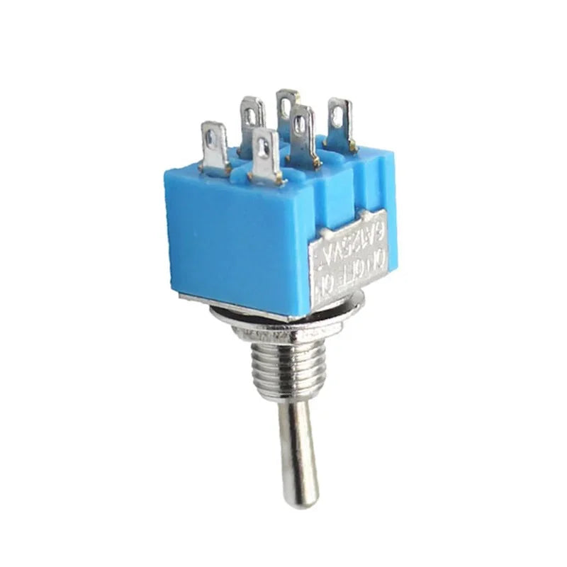 10PCS Mini Toggle Switch Set – 3Pin/6Pin ON-OFF Switches