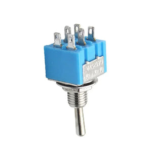 10PCS Mini Toggle Switch Set – 3Pin/6Pin ON-OFF Switches