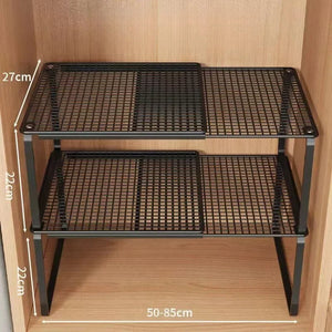 Expandable Closet Shelf – Adjustable Wardrobe Storage Rack