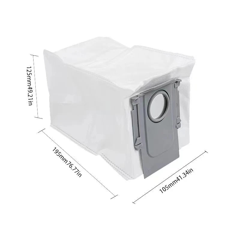 Roborock Robot Vacuum Dust Bags – S8 MaxV Ultra, Q Revo & Saros 10 Compatible