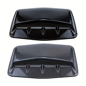 Universal Carbon Fiber Hood Scoop – Car Bonnet Air Intake Decor