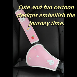 Car Seat Belt Shoulder & Belly Protector – Soft Comfort Pad