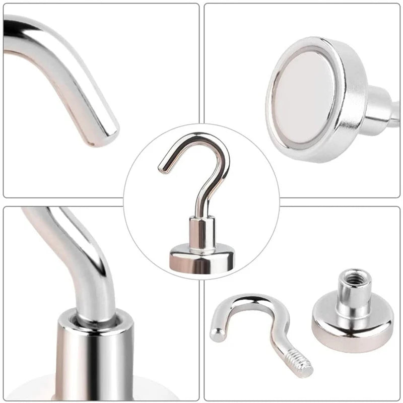 Strong Magnetic Hooks – Multi-Purpose Kitchen & Home Storage