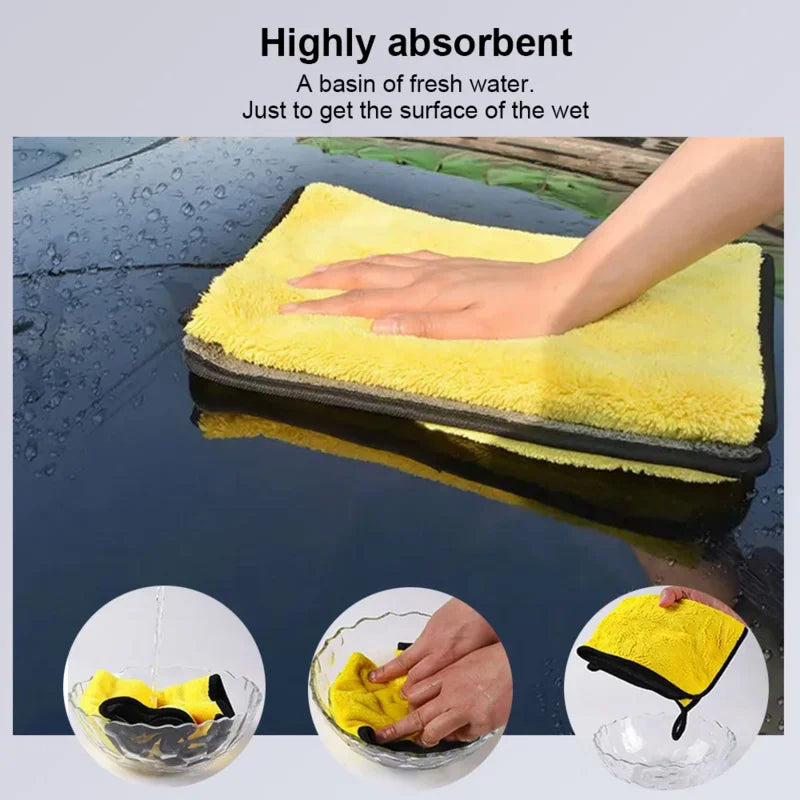 Microfiber Car Cleaning Towel – Highly Absorbent Drying Cloth