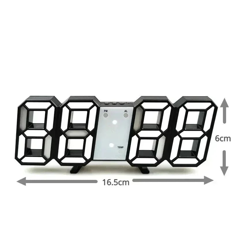Modern LED Digital Clock – Stylish Bedroom & Living Room Decor