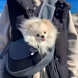 SEO Title: Dog Sling Carrier Backpack – Breathable Mesh Travel Bag for Dogs & Cats