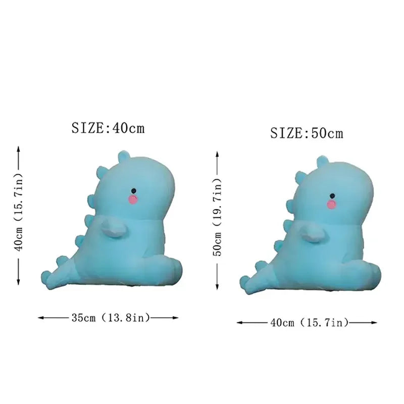 Colorful Dinosaur Plush Toy – Cute Soft Squishy Dino Doll