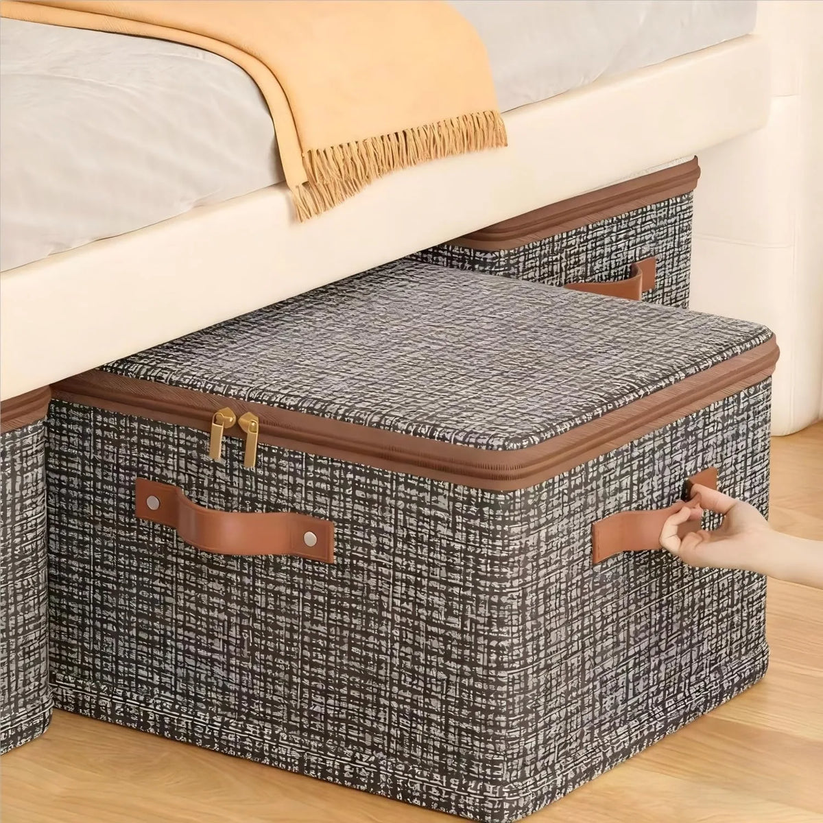 Collapsible Closet Organizer – Clothes & Blanket Storage Box