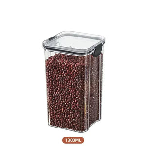 Stackable Plastic Food Storage Containers – Airtight Kitchen Jars