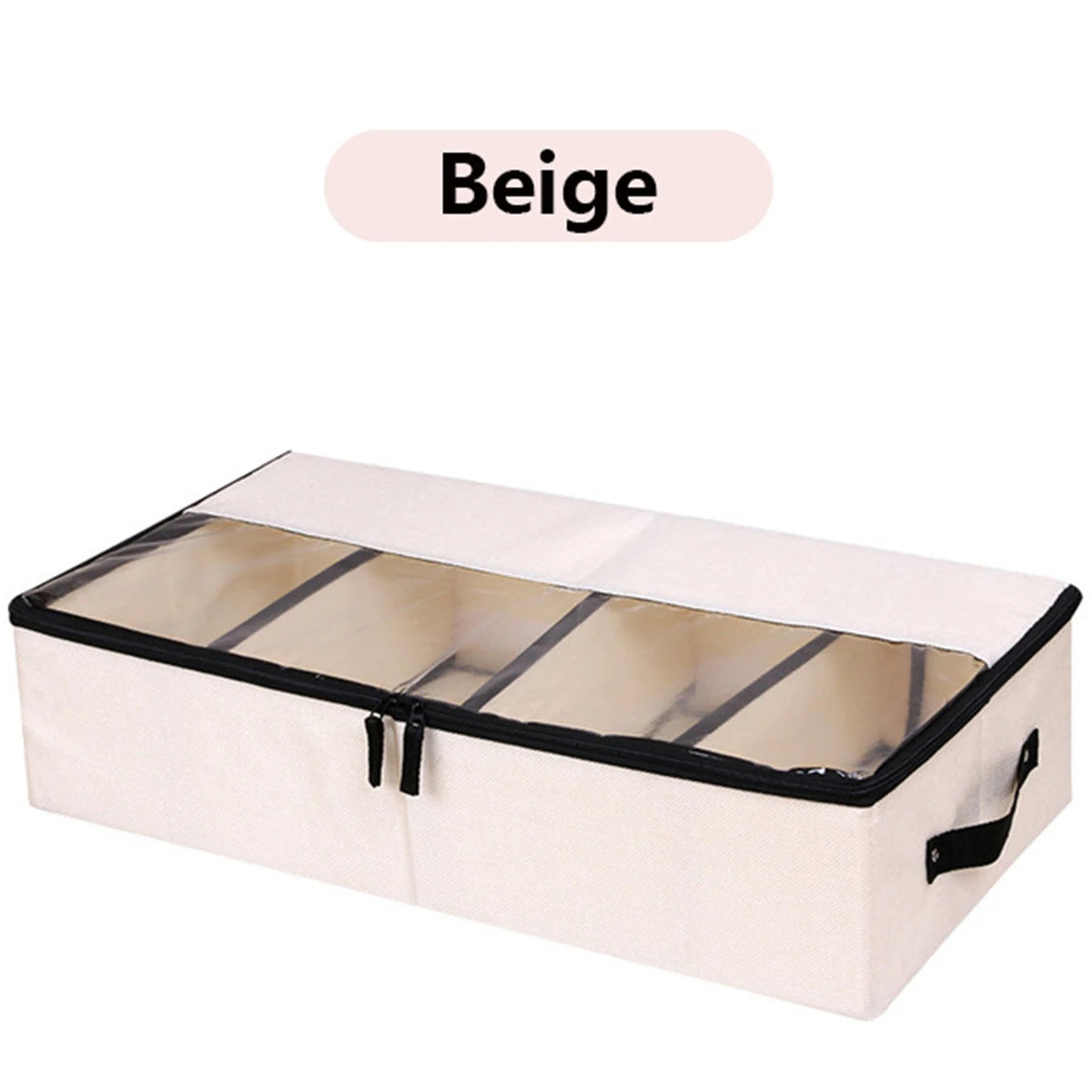 Transparent Shoe Storage Box – Space-Saving Dustproof Organizer