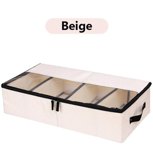 Transparent Shoe Storage Box – Space-Saving Dustproof Organizer